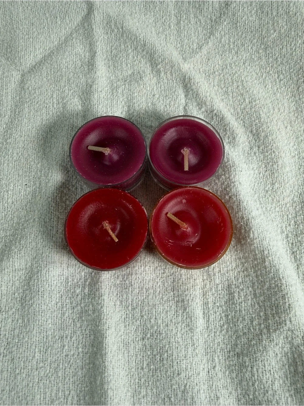 PartyLite 10 Assorted Color Tealight Candle Set - Pastel & Bright Mix